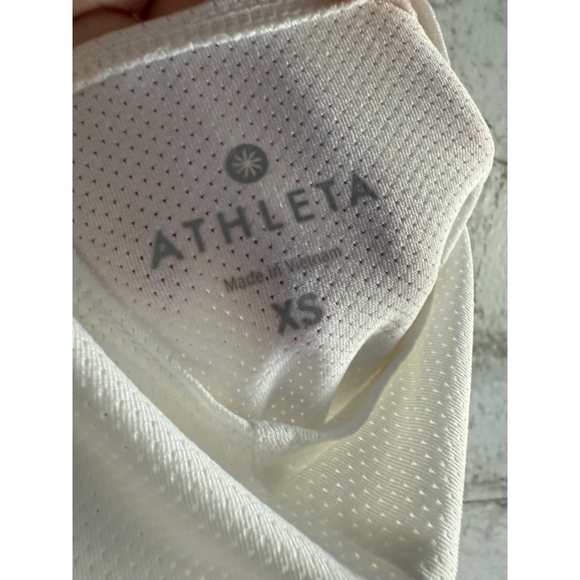 Athleta Uppercut T Strap Tank size XS white and black - Picture 4 of 5